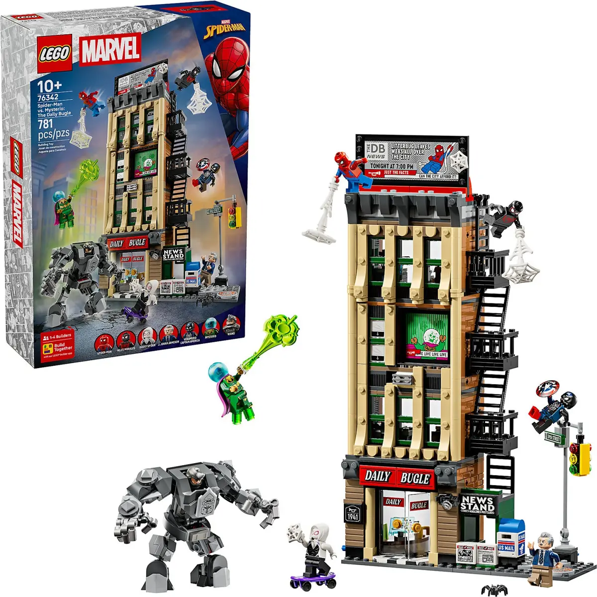 Lego 76342 Spider-Man Vs. Mysterio: The Daily Bugle - Marvel Super Heroes 1