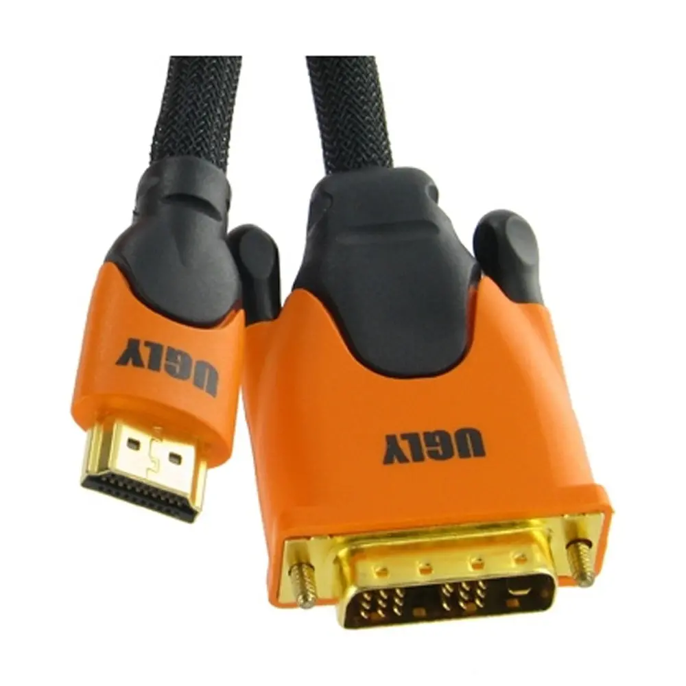 3M Ugly Hdmi To Dvi Digital Video Converter Cable 28 Awg Gold Plated Ofc 2