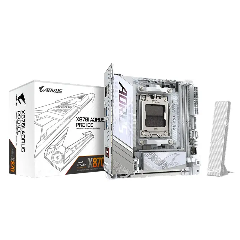 Gigabyte X870i Aorus Pro Ice M-Itx Motherboard 1