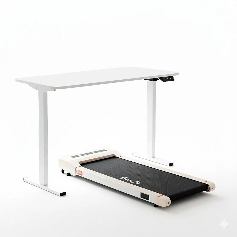 Artiss Electric Treadmill With 140Cm Automatic Standing Desk Walking Pad 360Mm 1