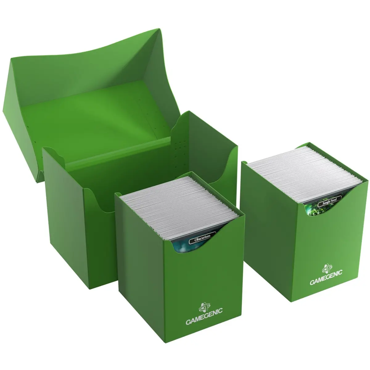 Gamegenic Double Deck Holder 200+ Xl (Green) 1