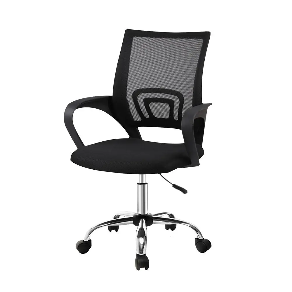 Artiss Mesh Office Chair Mid Back (Black) 1