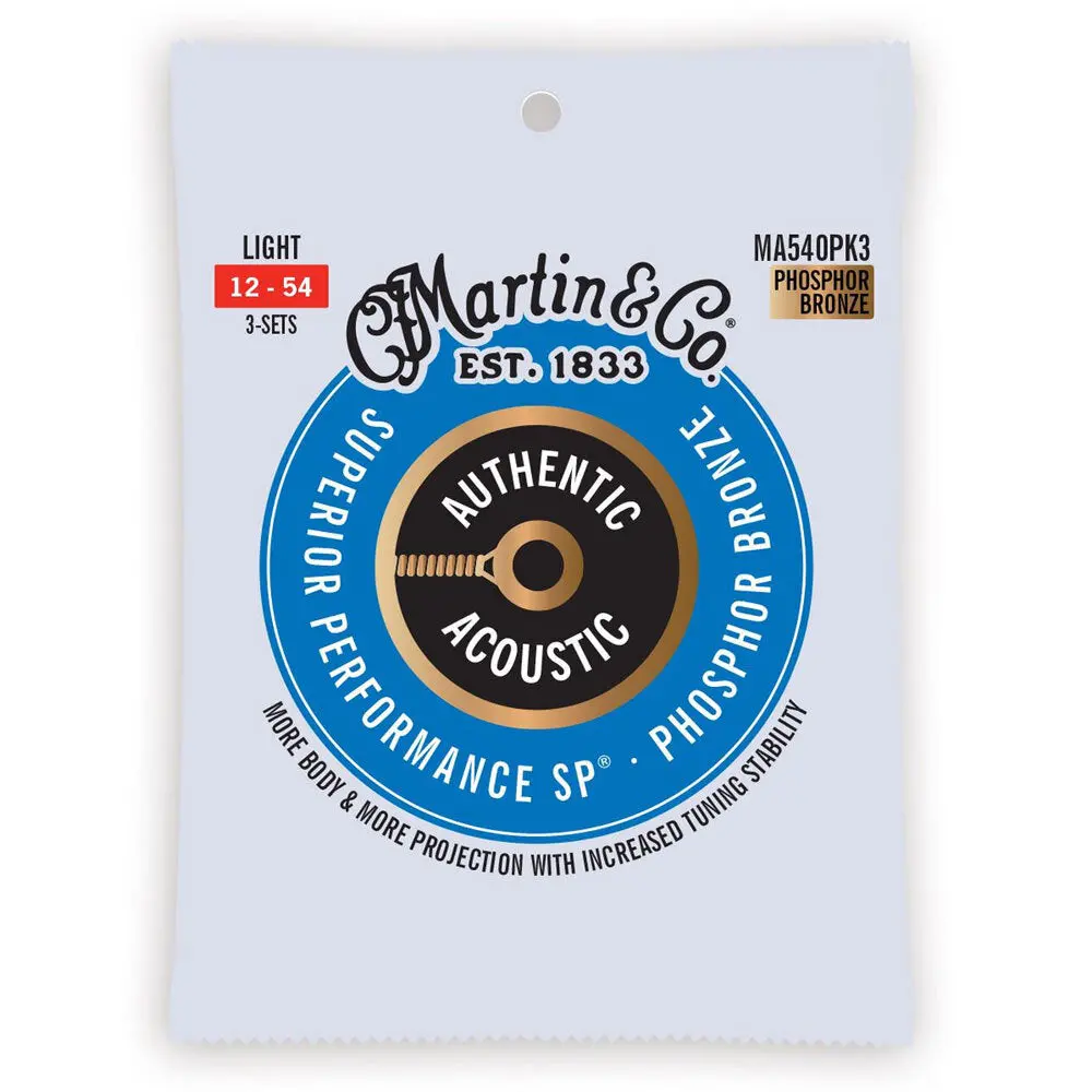 Martin Guitar Ma540pk3 Acoustic Strings (3 Pack) 1