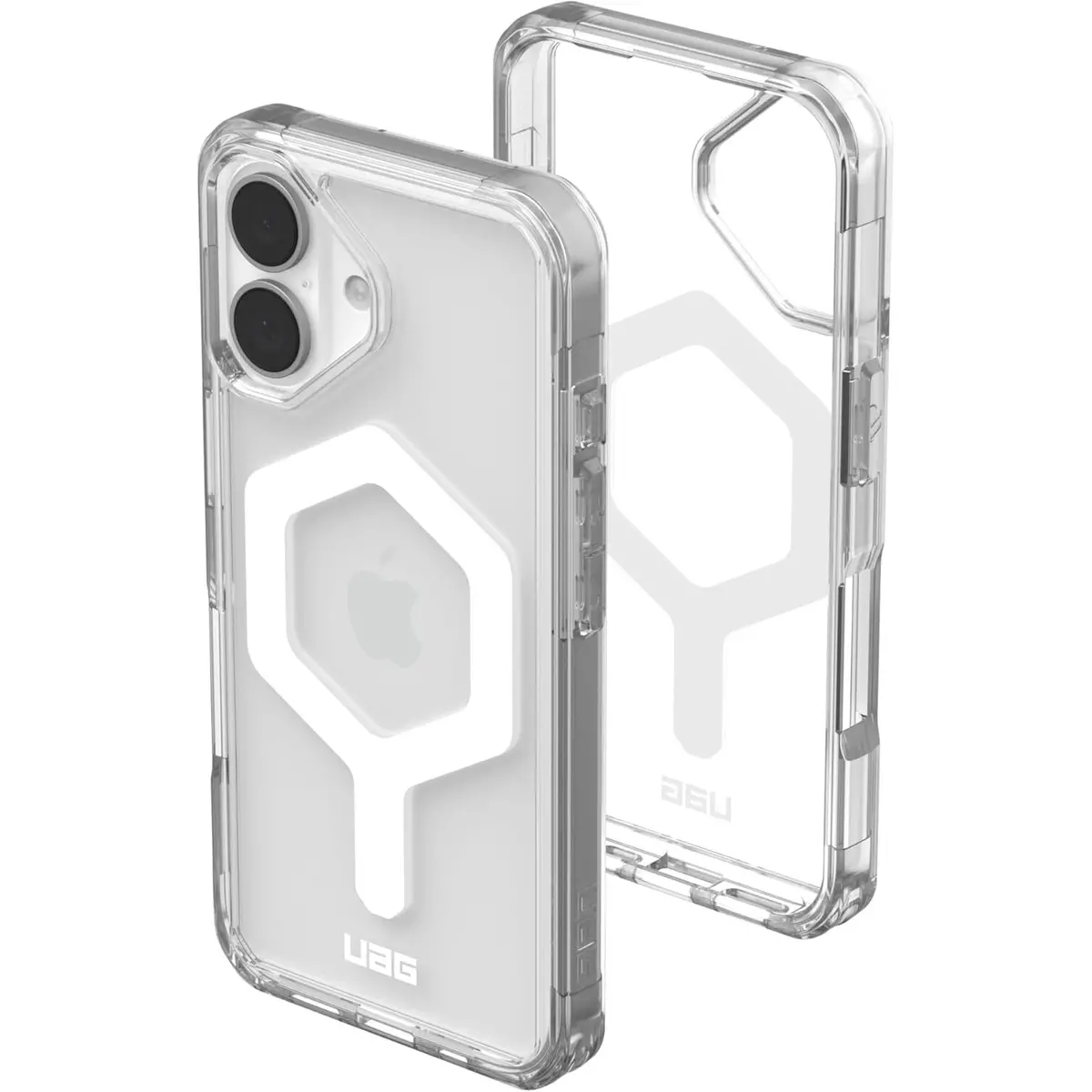 Uag Plyo Magsafe Compatible Phone Case For Iphone 16 (Ice/White) 1