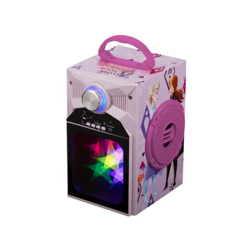 Disney Frozen Led Stars Karaoke Machine With Microphone 1