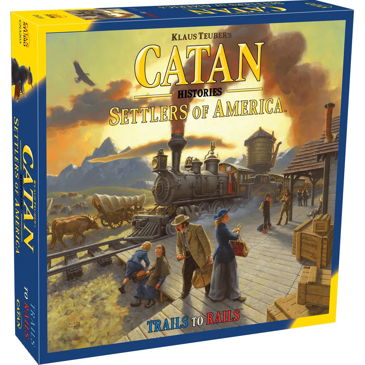 Catan Histories Settlers Of America Trails To Rails Game 1