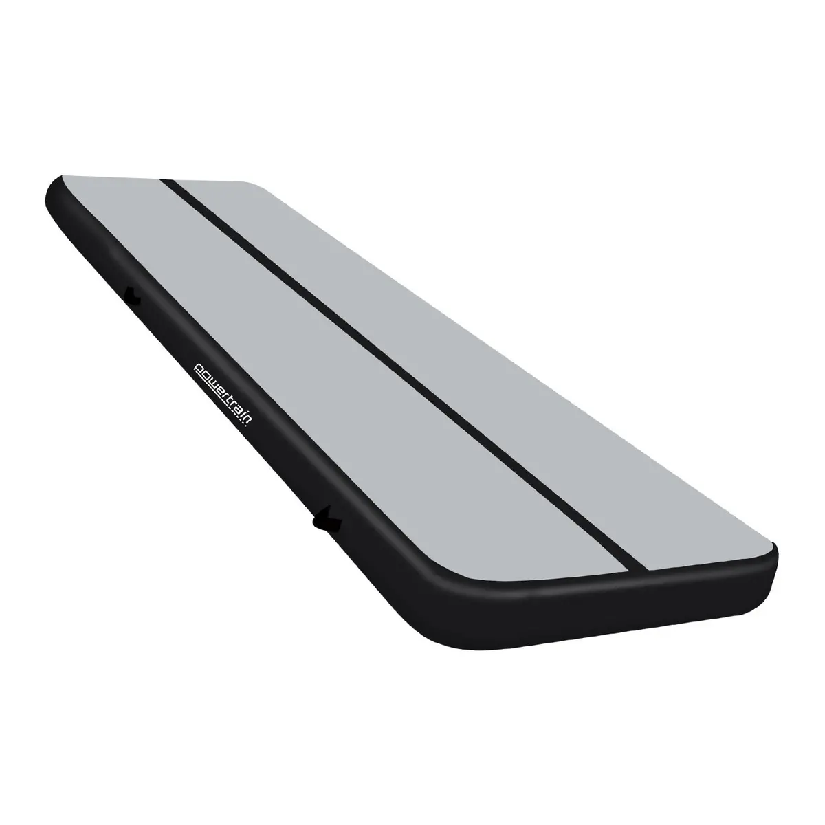 Powertrain 6M X 2M X 20Cm Air Track Gymnastics Mat Tumbling Exercise (Grey Black) 1