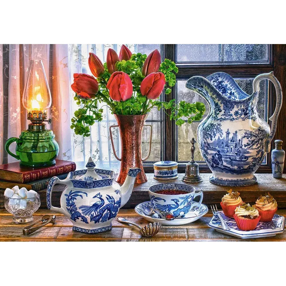 Castorland 1500-Pieces Still Life With Tulips Puzzle 2
