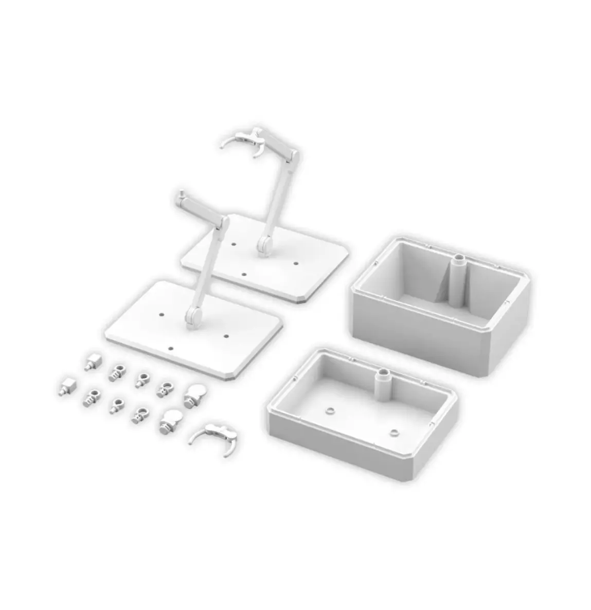 Bandai Action Base 7 And Option Box (White) 1