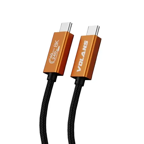 Volans Aluminium Usb4 Male To Male Cable - 1M (Vl-Ut41) 1