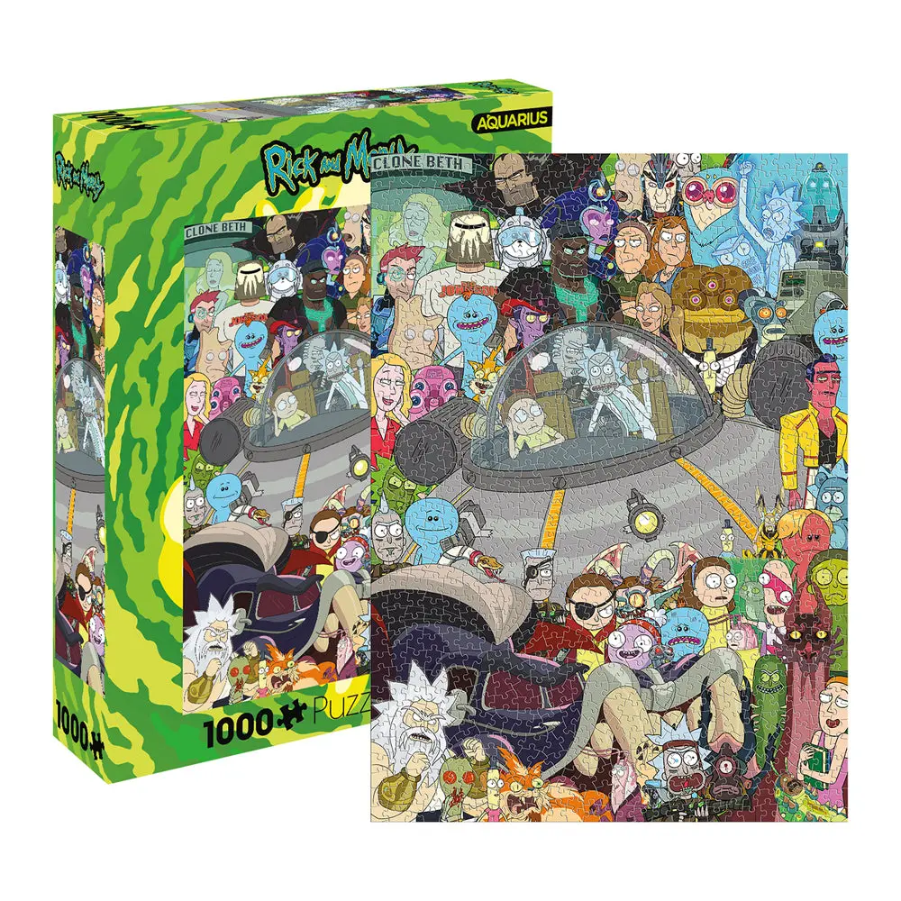 Aquarius 1000Pc Aquarius Rick & Morty Cast 51X71cm Jigsaw Puzzle 1