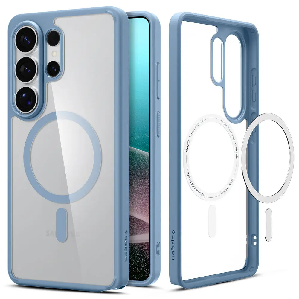 Spigen Galaxy S26 Ultra Ultra Hybrid (Magfit) Case (Light Blue) 2