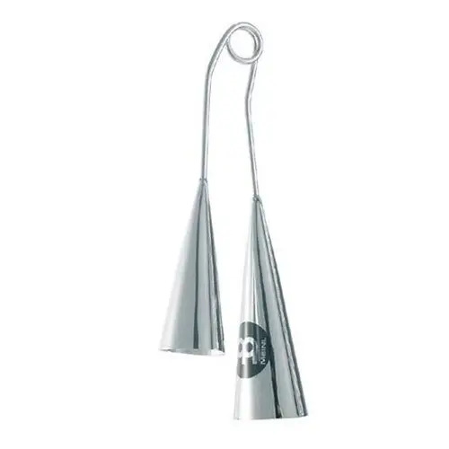 Meinl Percussion Large Handheld A-Go-Go Bell Musical Instrument Chrome Silver 1