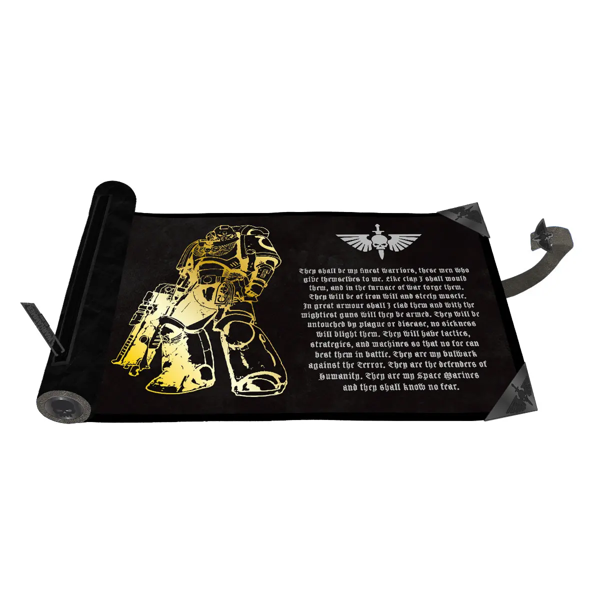 Ultra Pro: Up16435 Space Marines Adeptus Astartes Dice Scroll Premium Foil For Warhammer 40K 1