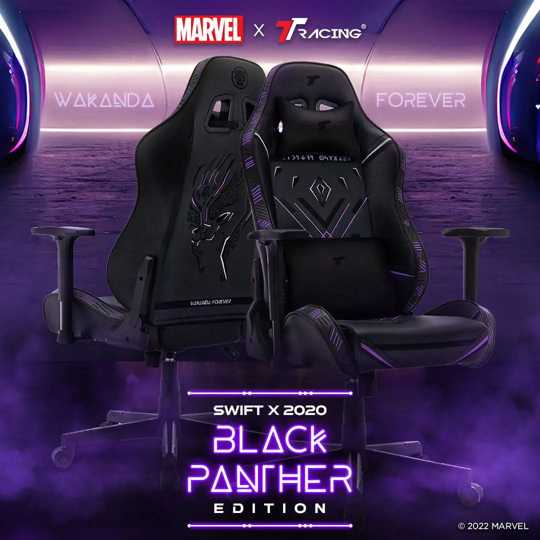 Ttracing Swift X 2020 Gaming Chair (Black Panther Edition) 2