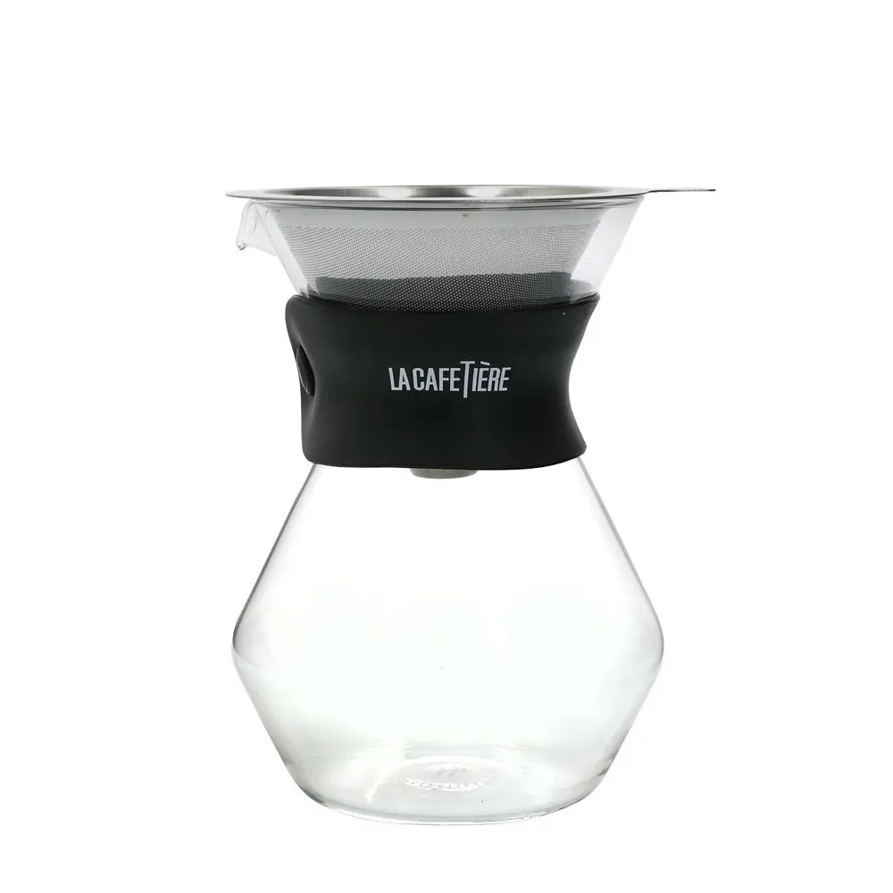 La Cafetiere 15Cm/400Ml 3-Cup Glass Coffee Dripper & Carafe Set 1