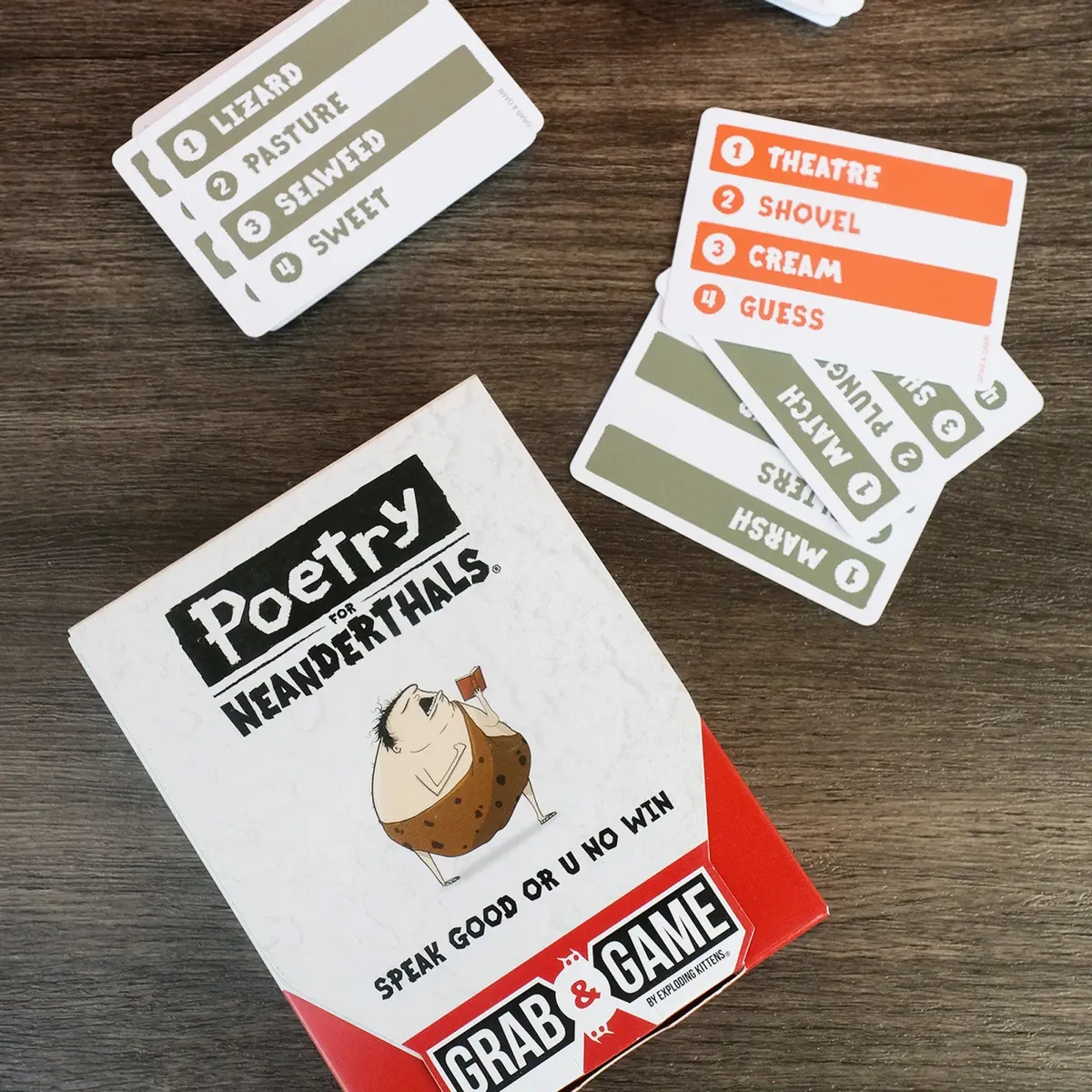 Grab & Game - Poetry For Neanderthals 4