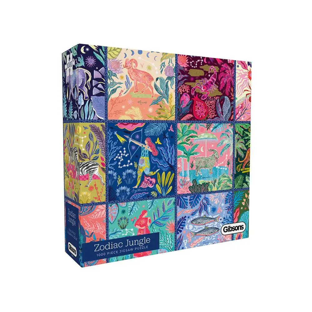 Gibsons 1000Pc Zodiac Jungle Puzzle 1