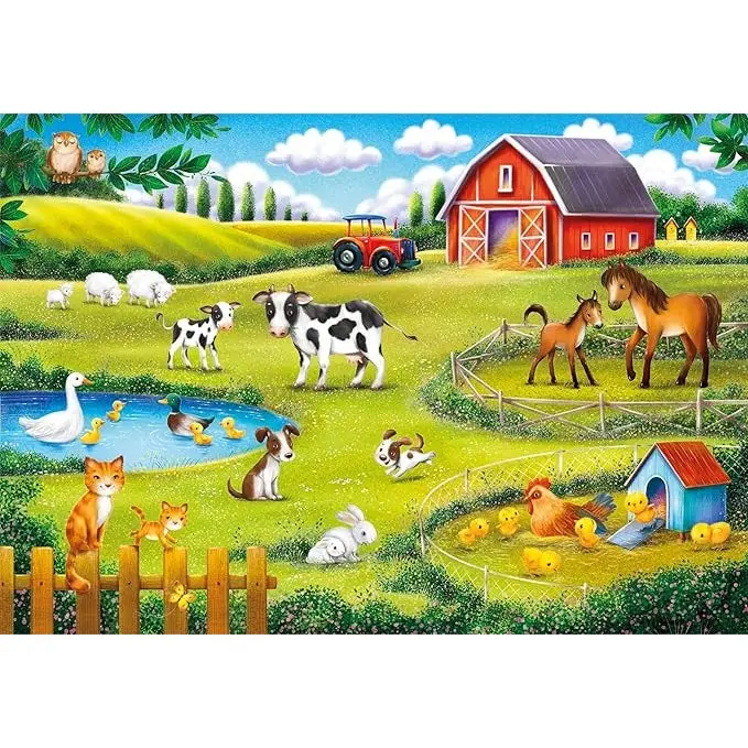 Clementoni Puzzle The Animal Farm 30 Pieces 2
