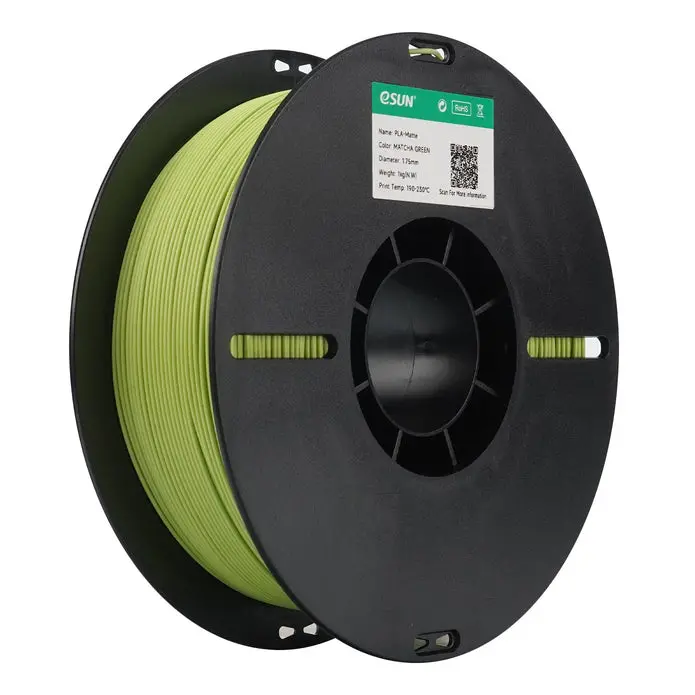 Esun Matte Pla 3D Print Filament 1.75Mm 1Kg Matcha Green 1