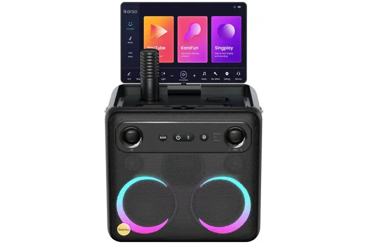 Ikarao Break X2 600W Karaoke Speakers With 10" Display 1