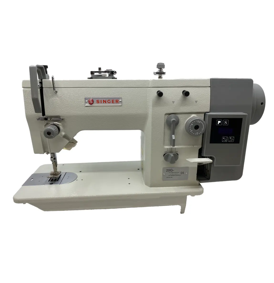 Singer 20G Direct Drive Energy Saving Straight And Zig Zag Lockstitch Industrial Sewing Machine With Table 1