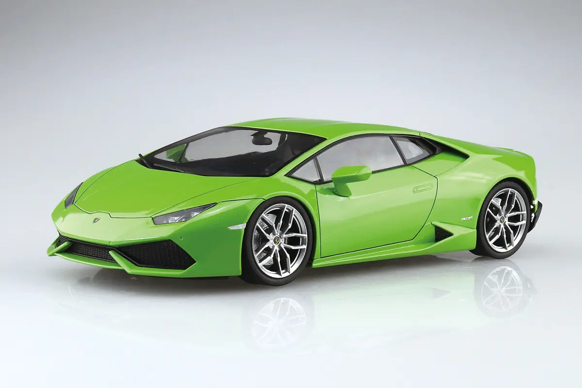 Aoshima 1/24 '14 Lamborghini Huracan Green 2