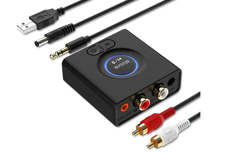 1Mii Miilink Ml200 Bluetooth 5.0 Audio Receiver Music Stream Aux Rca 2