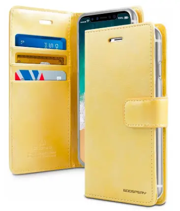 Goospery Bluemoon Diary For Galaxy A56 - Gold 1