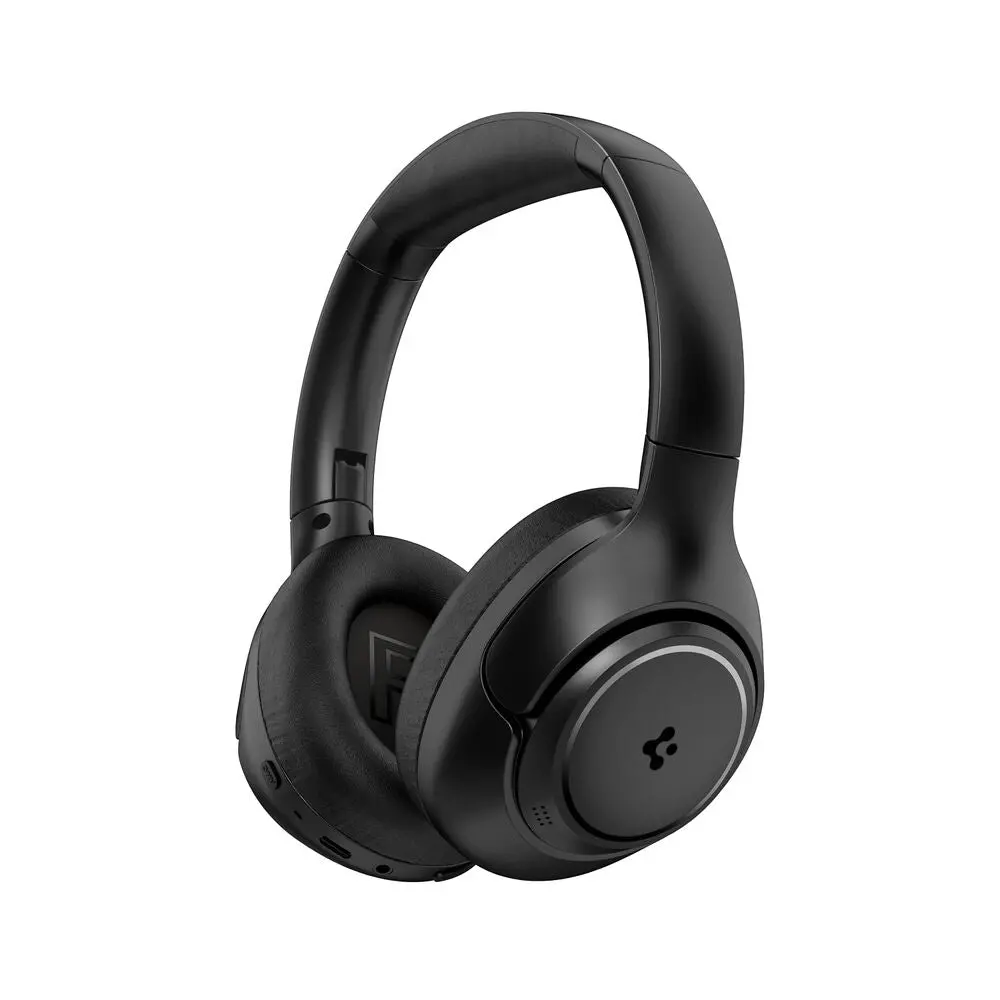 Spigen Spigen Audio Advanced Noise Cancellation Pro Over-Ear Headphones Sa-Hp P10 Earphone (Black) 1