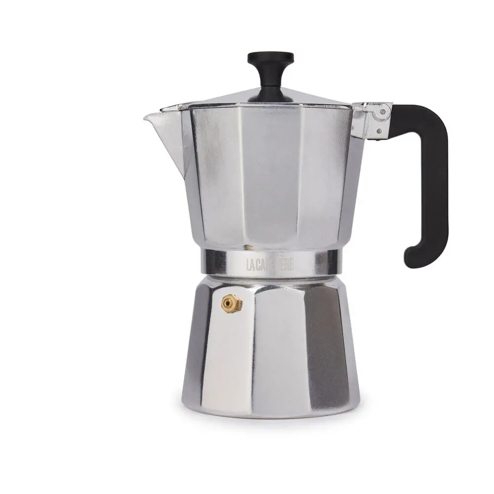 La Cafetiere Venice 6-Cup 290Ml Espresso Maker Aluminum Coffee Pot (Silver) 1