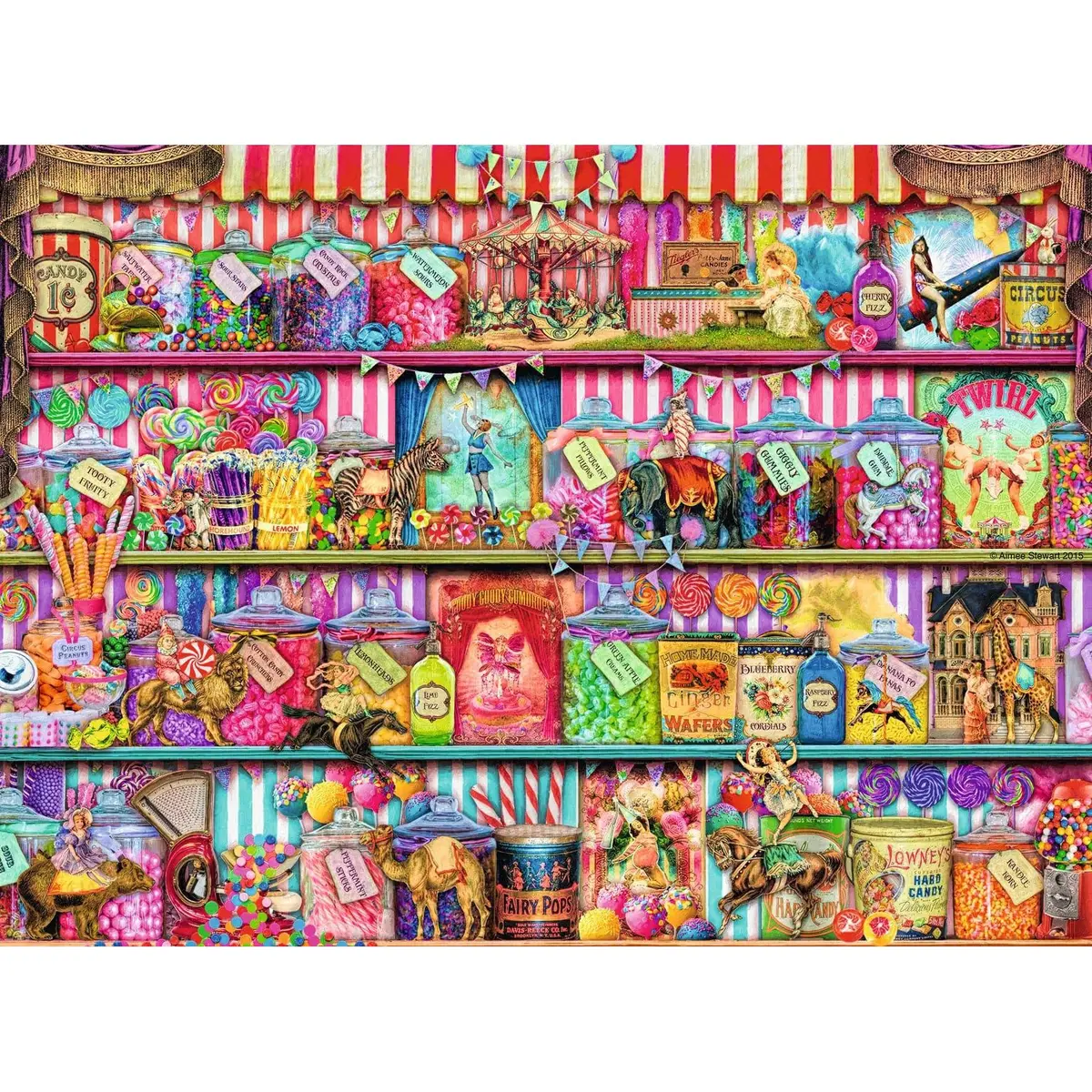 Ravensburger 500Pc The Sweet Shop Aimee Stewart Puzzle 2