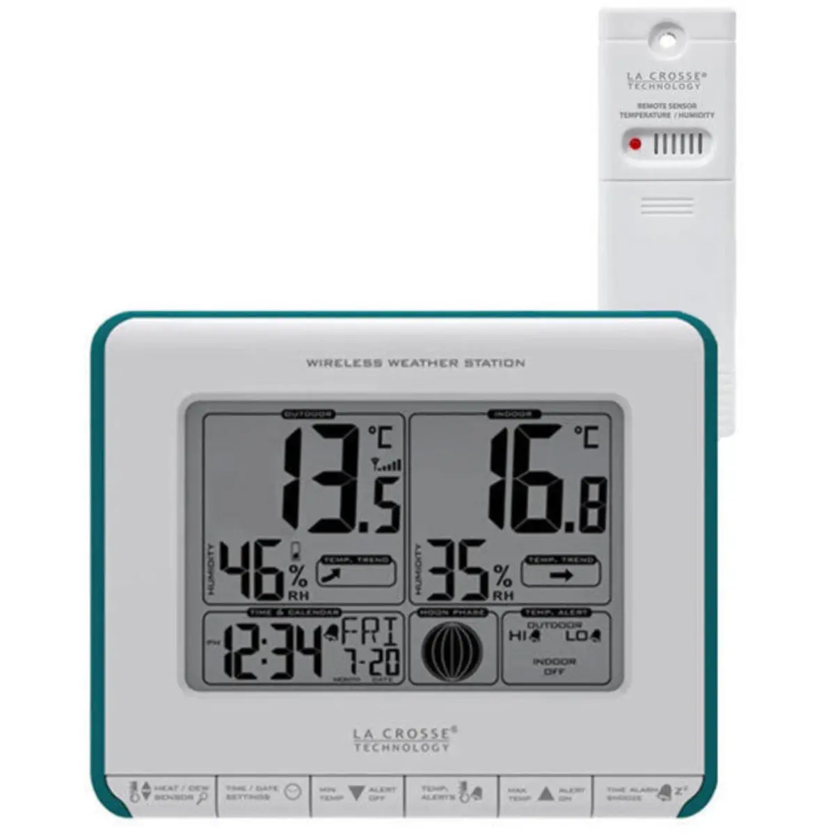 La Crosse 308-1711Bl Wireless Weather Station With Heat Index And Dew Point 1