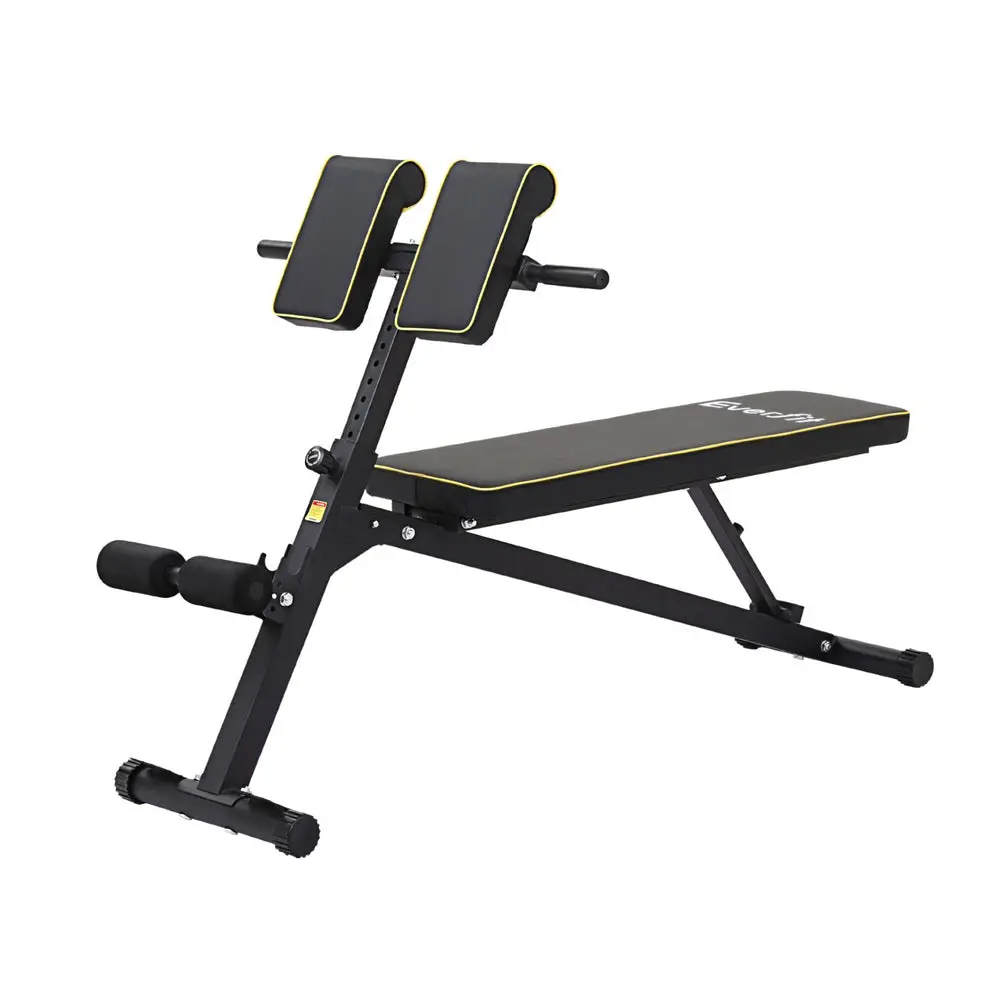 Everfit Roman Chair Adjustable Weight Bench Strength Training Preacher Curls 1