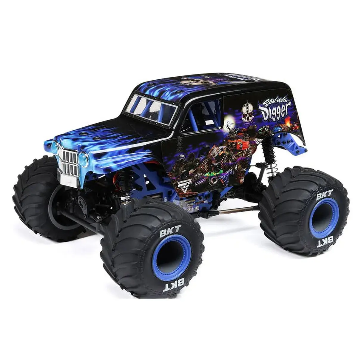 Losi Mini Lmt Son Uva Digger Rc Truck - Blue 1
