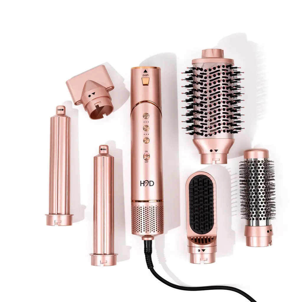 H2d 6-In-1 Ultra Styler Hair Styling Tool In Rose Gold 1