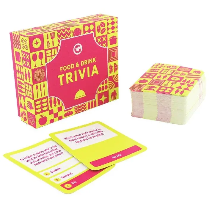 Ginger Fox Food And Drink Trivia Game 1