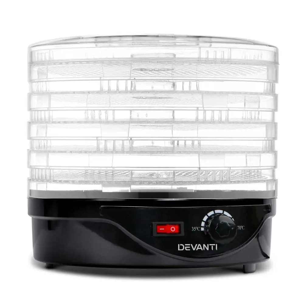 Devanti 5 Trays Food Dehydrator (Black) 1