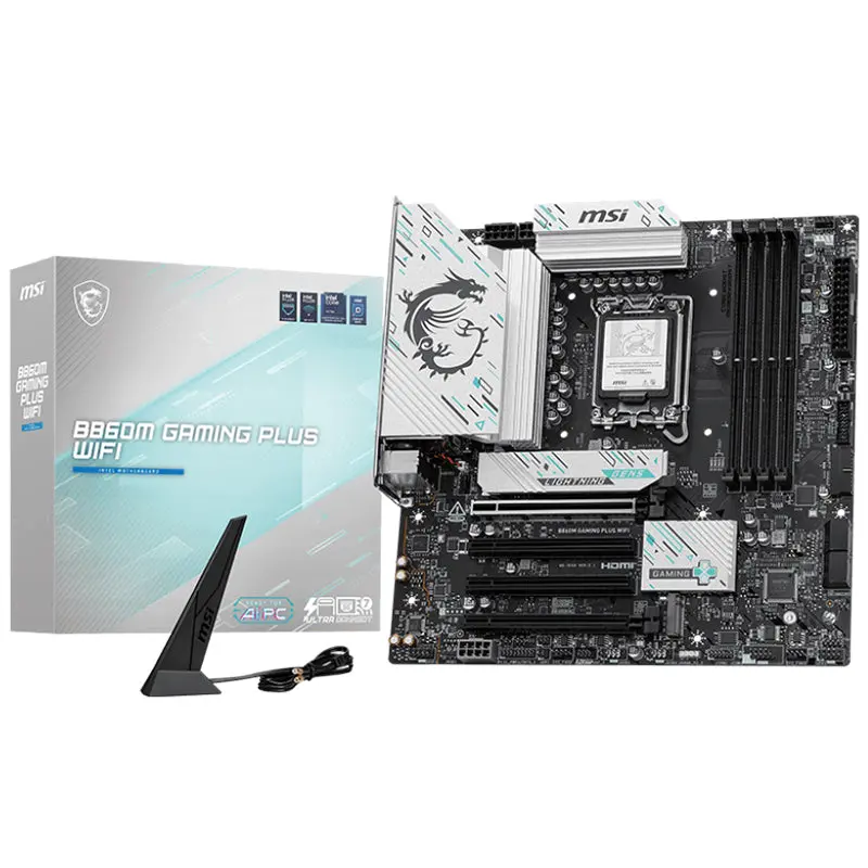 Msi B860m Gaming Plus Wifi Lga 1851 Ddr5 Matx Motherboard (B860m Gaming Plus Wifi) 1