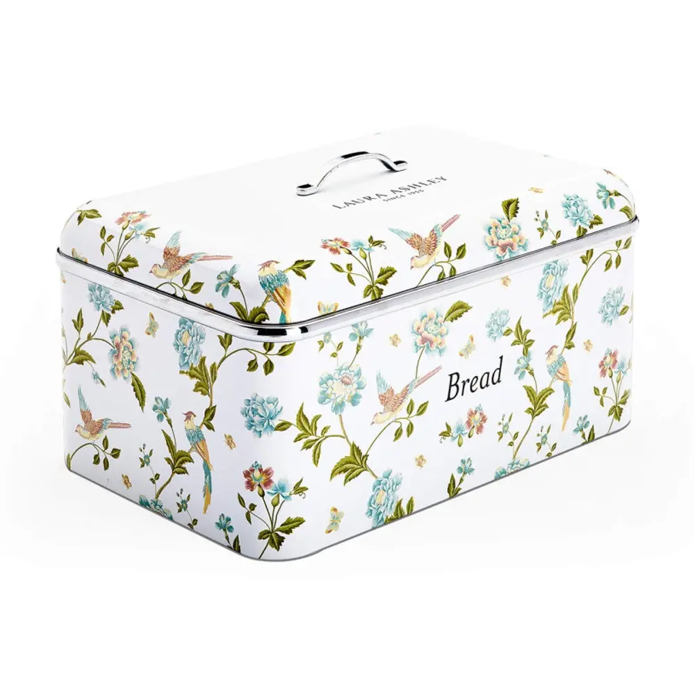 Laura Ashley Elveden Bread Bin White 2
