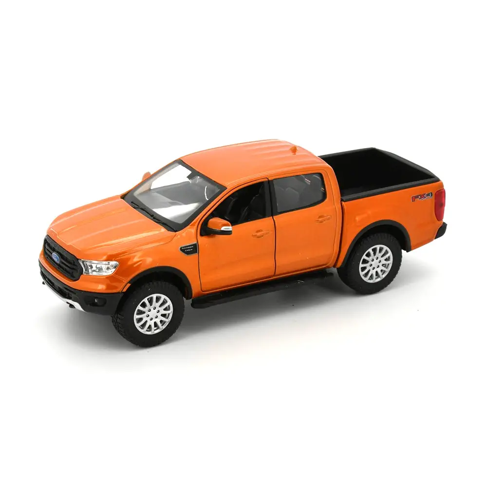 Maisto Licensed 1:27 Scale Ford Ranger 4 Door Cab 2019 Diecast Model Car Orange 1