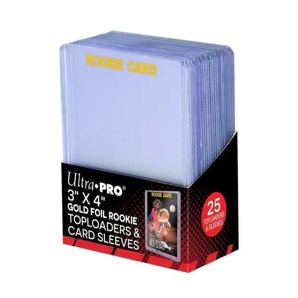 Ultra Pro: Up15282 3"X4" Rookie 35Pt Toploader With Card Sleeves 25Ct 1