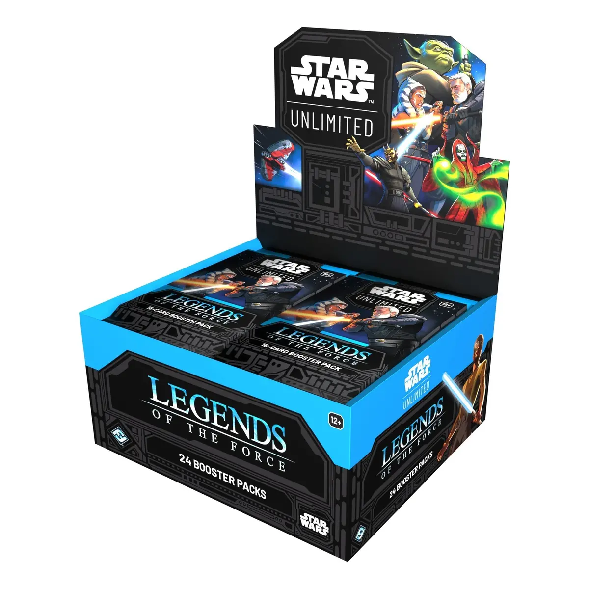 Star Wars Unlimited -  Legends Of The Force Booster Display 1