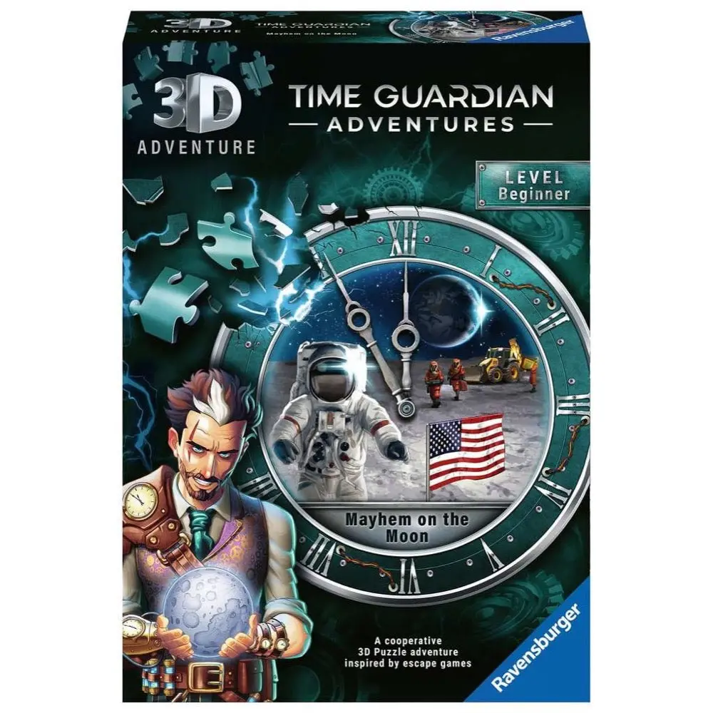 Ravensburger 216Pc Time Guardian Adventures Mayhem On The Moon 3D Puzzle 1