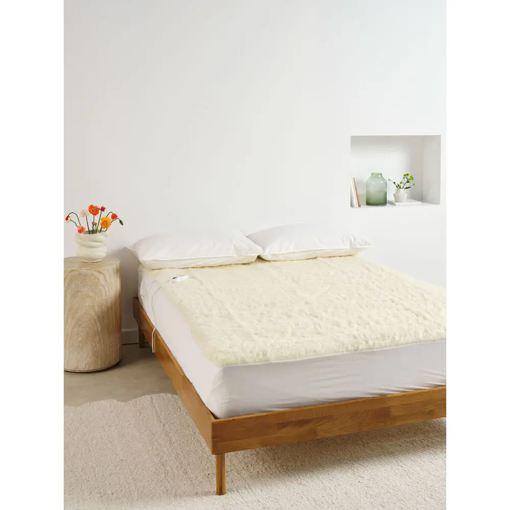 Linen House Wool Long Electric Blanket - Cream (King Single) 1