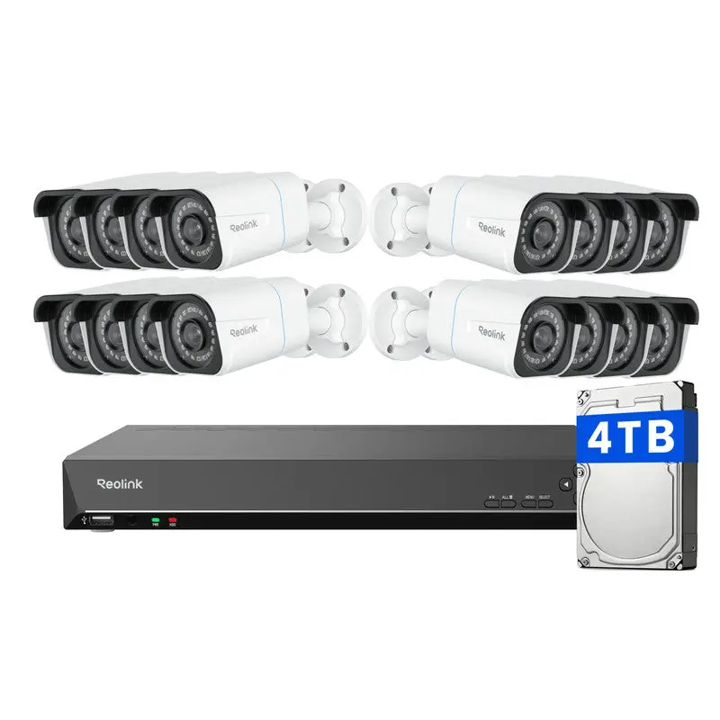 Reolink 4K Poe Cctv 16Ch Nvr Diy Security Camera System 1