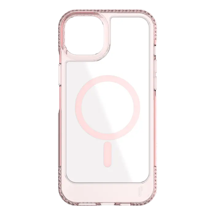 Ur U-Model Bumper Clear Case For Iphone 15 Pro Magsafe (Pink) 1