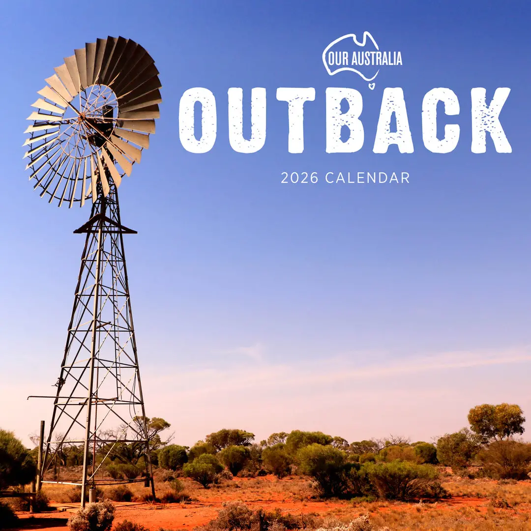 Paper Pocket Our Australia Outback 2026 Calendar 1