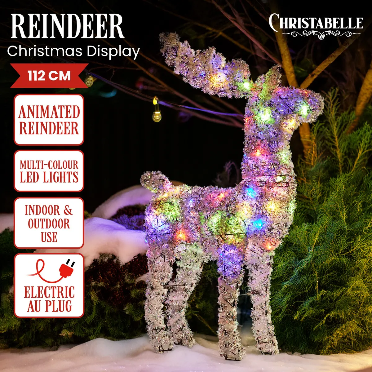 Christabelle Animated Reindeer Led Decoration 112Cm 2
