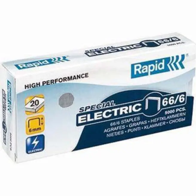 Rapid Strong Staples 66/6 Box 5000 1